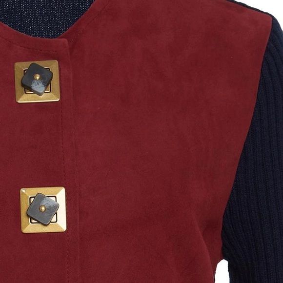 Tory Burch Katerina Contrasting Cardigan - Picture 3 of 10